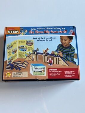 STEM Fairy Tales Problem Solving Kit - the three Billy goats gruff
